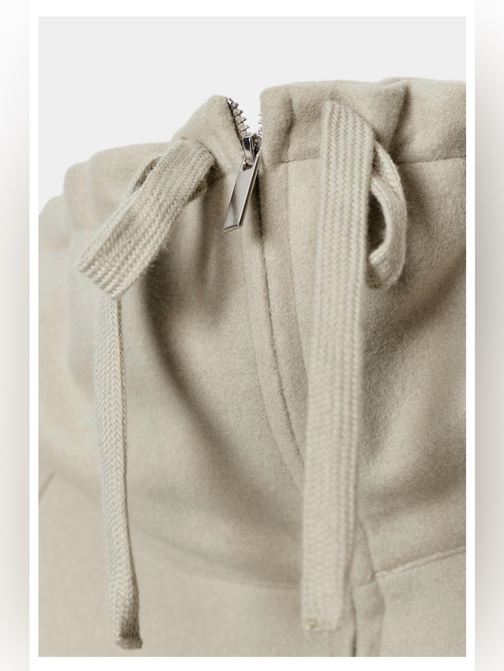 Zara Matching Set Oversized 2-Piece Bomber Jacket and Barrel Pants Gray Green - Picture 15 of 16